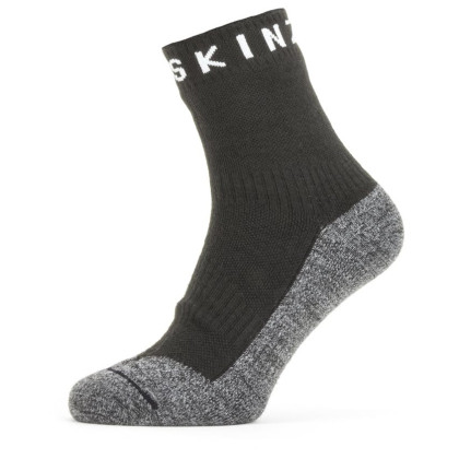 SealSkinz Somerton vízálló zokni fekete/szürke Black/Grey Marl/White