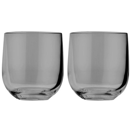 Brunner Set Water glass grey pohárkészlet fehér