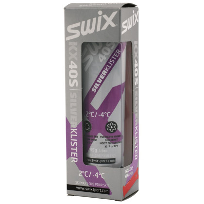 Viasz Swix KX40S klister 55g 2°C/-4°C lila - ezüst