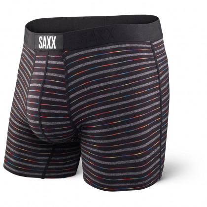 Boxeralsó Saxx Vibe Boxer Modern Fit Black gradient stripe fekete black gradient stripe