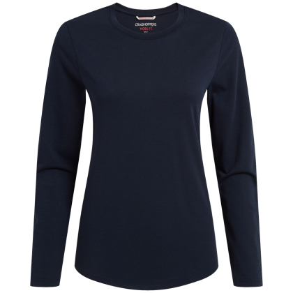 Craghoppers NosiLife Akona Long Sleeved Top női póló sötétkék Blue Navy