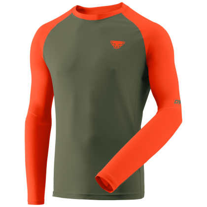 Dynafit Alpine Pro M L/S Tee férfi póló zöld thyme/4490