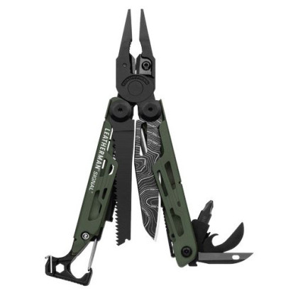 Leatherman Signal Green Topo többfunkciós kés fekete/zöld