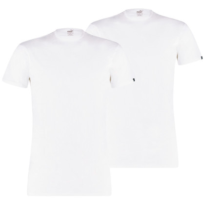 Puma Basic 2P Crew Tee férfi thermo felső fehér White