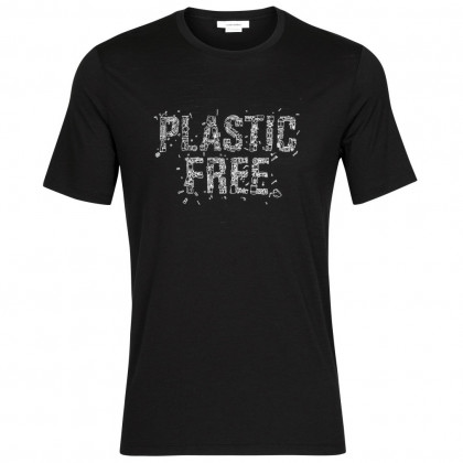 Icebreaker Tech Lite II SS Tee Plastic Free férfi póló fekete