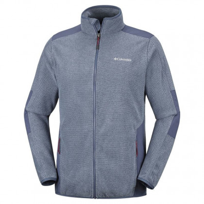 Férfi pulóver Columbia Tough Hiker Full Zip Fleece kék/szürke