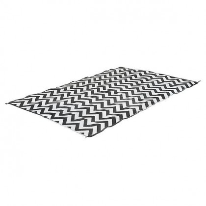 Piknikový Koberec Bo-Camp Chill Mat Carpet XL Wave fekete/fehér