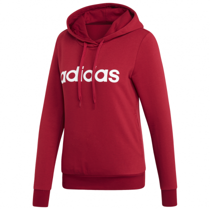 Női pulóver Adidas Essentials Linear OH piros