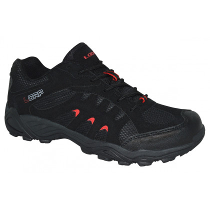 Férfi outdoor cipő Loap Moor fekete/piros black/true red