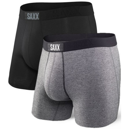 Boxer Saxx Vibe Boxer Brief 2Pk fekete/szürke