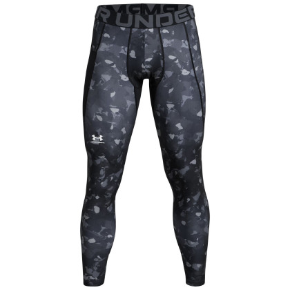 Under Armour HG Armour Prtd Lgs férfi leggings szürke/fekete BLK