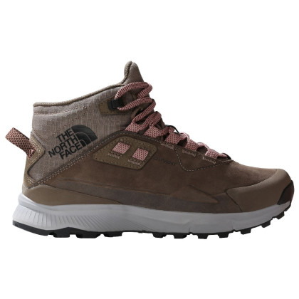 The North Face W Cragstone Leather Mid Wp női cipő barna BIPARTISAN BROWN/MELDGREY