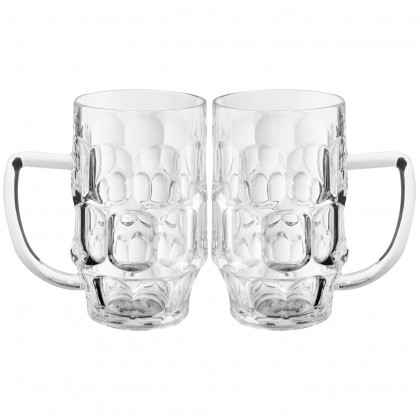 Sörös pohár Brunner Beerglass Classic Set - 2ks átettsző