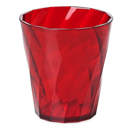 Pohár Omada Tritan Water glass 0,35 l piros