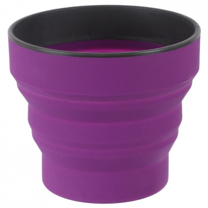 Összecsukható bögre LifeVenture Silicone Ellipse Mug lila