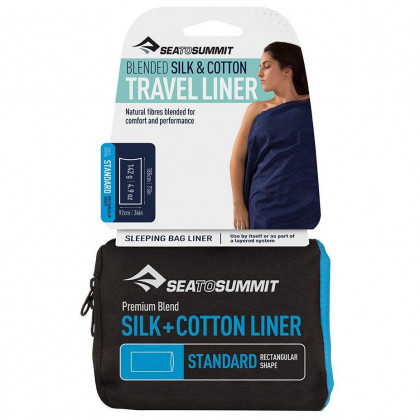 Sea to Summit Silk+Cotton Liner Standard Rec hálózsák bélés