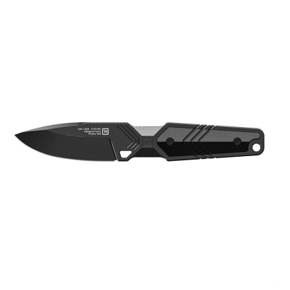 TB OUTDOOR Monobloc Knife Impact 127 Black Pvd G10 kés fekete