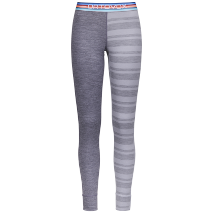 Ortovox 185 Rock'N'Wool Long Pants W női funkcionális aláöltözet világosszürke Grey Blend