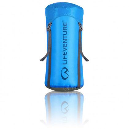 LifeVenture Ultralight Compression Sack 10 L tömörítőhevederes huzat kék