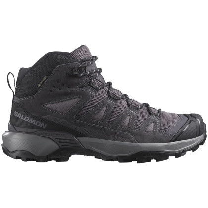 Salomon X Ultra 360 Leather Mid Gore-Tex női cipő szürke Shark / Nine Iron / Cloud Gray