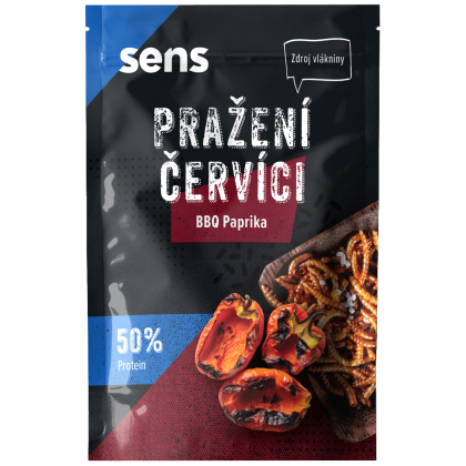 Sens Fűszeres kukacok - BBQ Paprika 12g ehető kukac