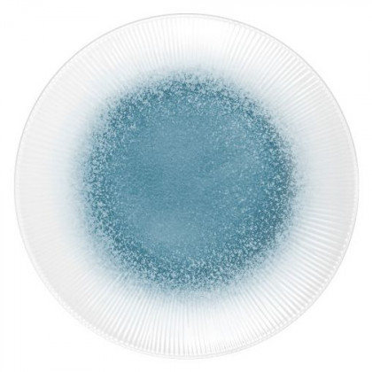 Brunner Dinner plate - fehér/kék tányér fehér