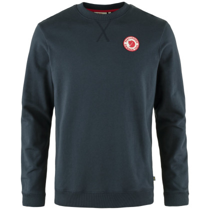 Fjällräven 1960 Logo Badge Sweater férfi pulóver sötétkék