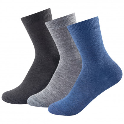 D?tské ponožky Devold Daily Light Kid Sock 3pk kék Kid mix