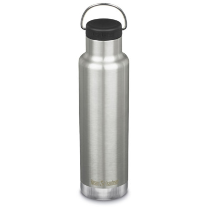 Klean Kanteen Insulated Classic 20oz (w/Loop Cap) termosz ezüst Brushed Stainless