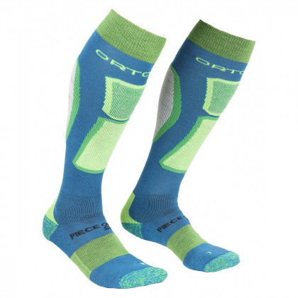 Férfii zokni Ortovox Ski Rock'n'wool Socks kék/zöld