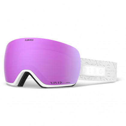 Női síszemüveg Giro Lusi White Flake Vivid Pink/Vivid Infrared