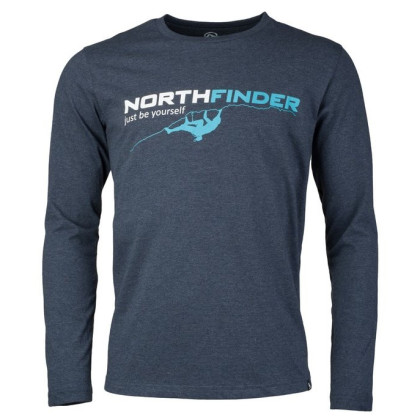 Férfi póló Northfinder Ronty kék
