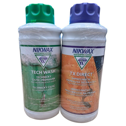 Nikwax Tech Wash és TX.Direct (1000 + 1000 ml) szett impregnáló