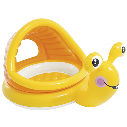 Medence Intex Lazy Snail Shade Baby Pool 57124NP sárga