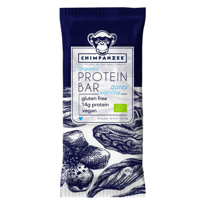 Chimpanzee Organic Protein Bar Dates - Va energiaszelet