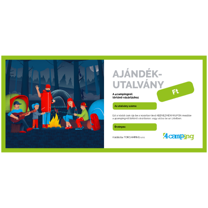 4camping Ajándék utalvány voucher