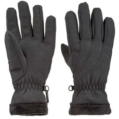 Női kesztyű Marmot Fuzzy Wuzzy Glove fekete