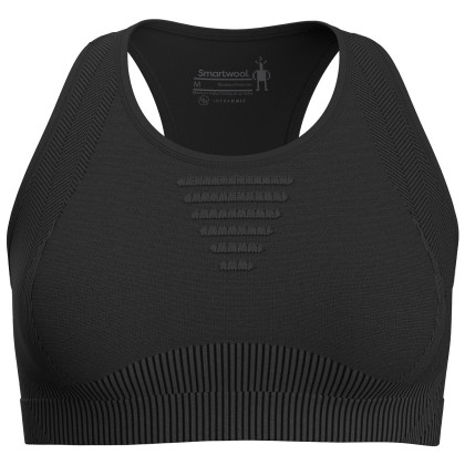 Smartwool W Intraknit Racerback Bra női funkcionális ruházat fekete Black