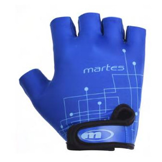 Biciklis kesztyű Martes Slay Gloves kék BLUE/BLACK