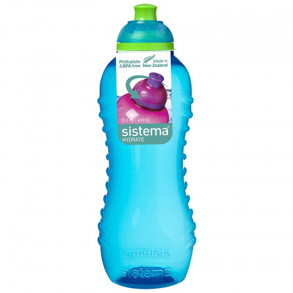 Kulacs Sistema Squeeze Bottle 460ml kék