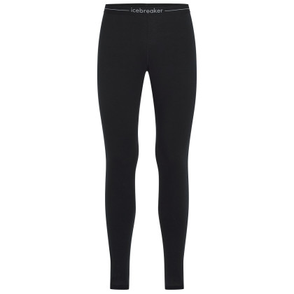 Icebreaker M Mer Core Heavyweight Leggings férfi funkcionális aláöltözet fekete Black