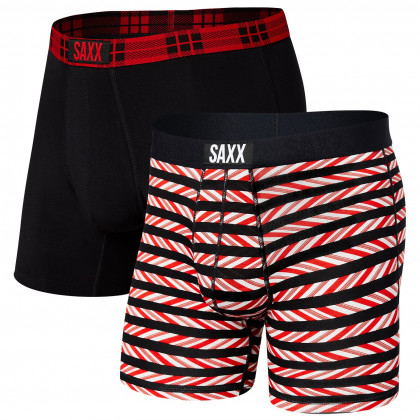 Saxx Vibe Super Soft BB 2Pk boxeralsó piros/fekete