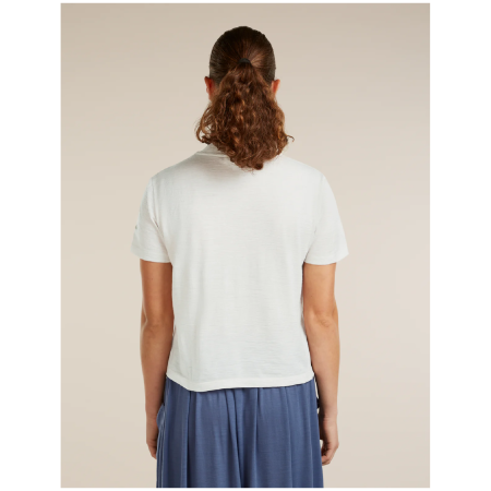 Icebreaker Merino 150 Tech Lite SS Crop Tee NZ Flora női póló