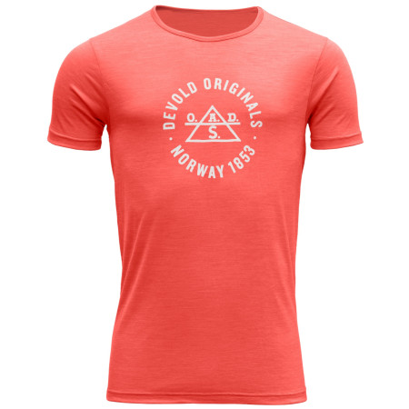 Férfi póló Devold Original Man Tee korall