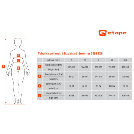 Etape Summer női kerékpáros mez