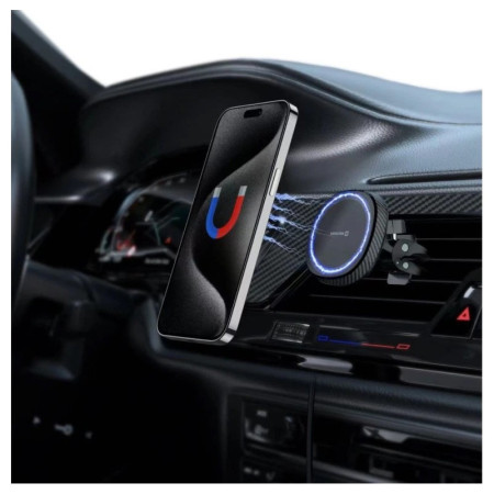 Swissten MagStick Compact (MagSafe) telefontartók autóba