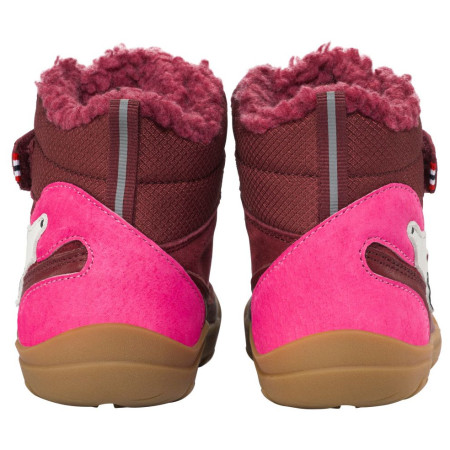 Viking Outdoor Footwear Alv Barefoot Paw Warm WP 2V Burgundy gyerek téli cipő