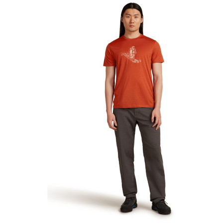 Icebreaker Merino 150 Tech Lite Skiing Yeti férfi póló