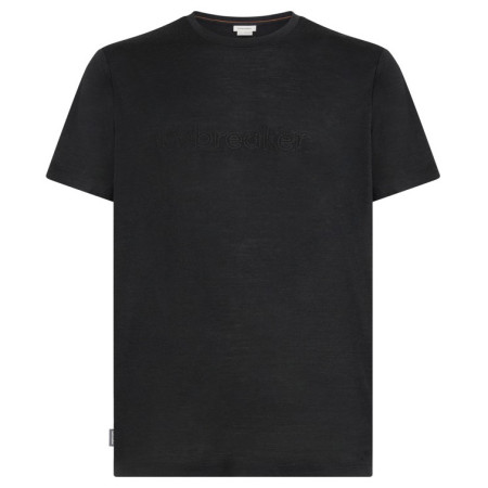 Icebreaker M 150 Tech Lite SS Tee IB Stitchline férfi funkcionális póló fekete Black