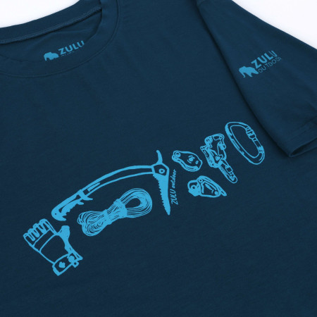 Zulu Bambus Climber 210 short férfi póló